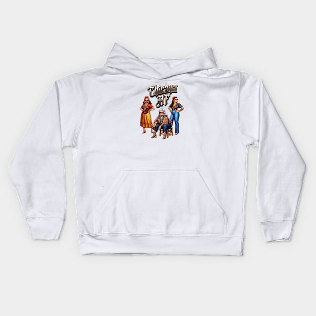 Chicana Pride | Latina Empowerment Kids Hoodie by JT Digital